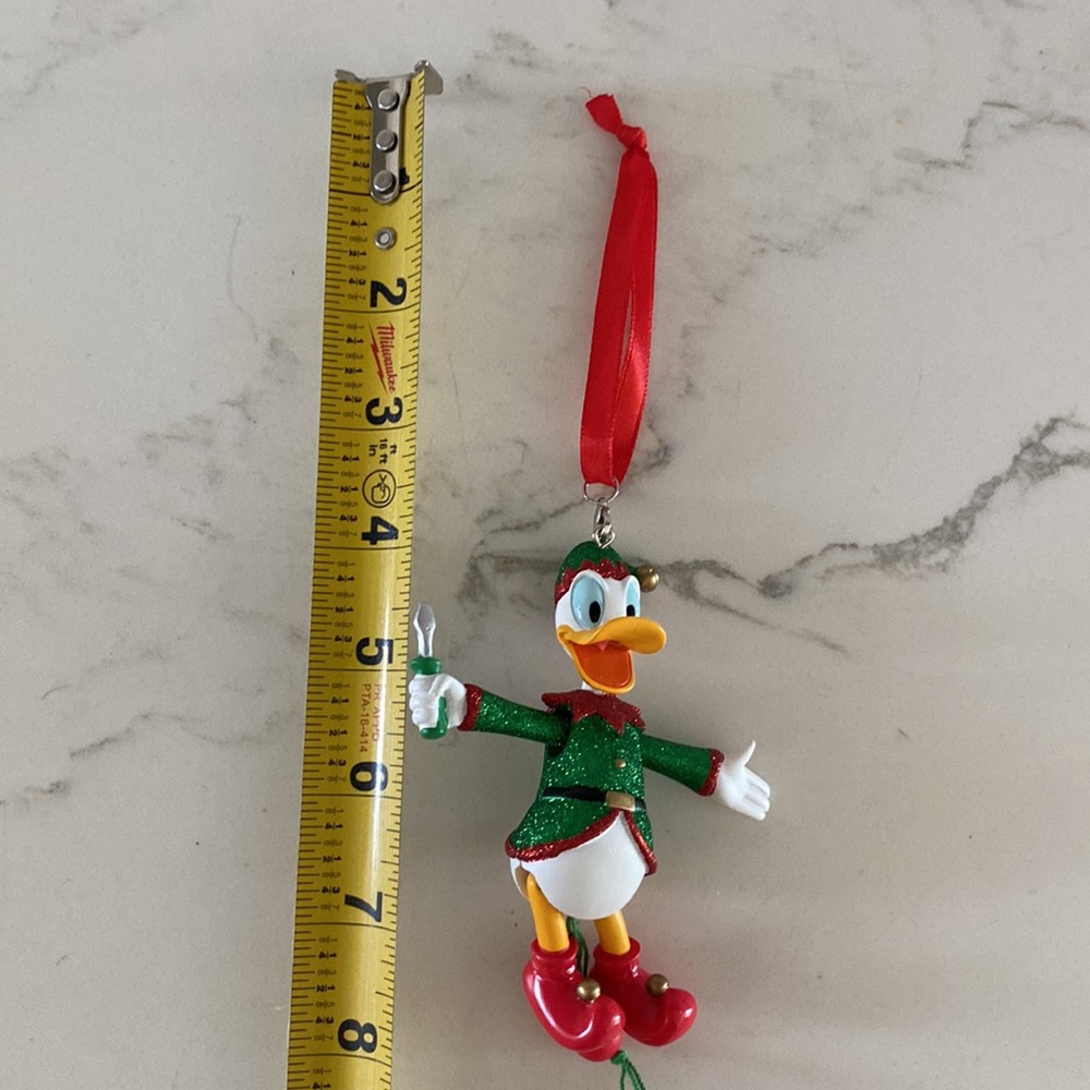 Disney Donald Duck Elf Marionette Ornament - Picture 4 of 6